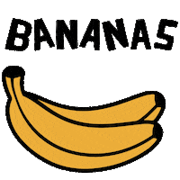 Fruit Banana Sticker by kule