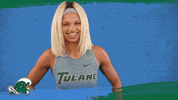 Track And Field Tulane GIF by GreenWave