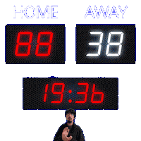38 Away Sticker