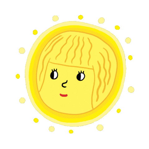 Sun Springtime Sticker