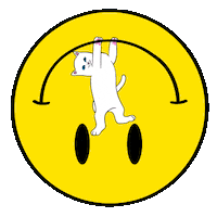 RIPNDIP_CAT happy cat confused confident Sticker