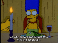 Scared Season 4 GIF by The Simpsons