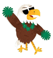 Team Green Eagle Sticker by Summit School