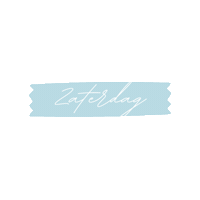 Zaterdag Sticker by Comfy & Cosy by Lisa