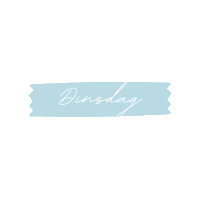 Dinsdag Sticker by Comfy & Cosy by Lisa