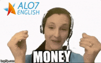 money total physical response GIF by ALO7.com