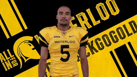 University Of Waterloo Football GIF by Waterloo Warriors