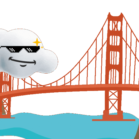 San Francisco Cloud Sticker by homesbymatt