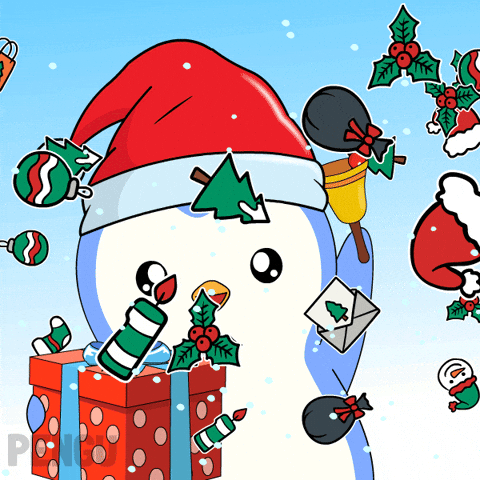 Merry Christmas GIF by Pudgy Penguins