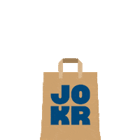 jokrnola delivery bag fruits supermarket Sticker