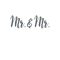 Mrandmr Sticker by byfrancescaxoweddings
