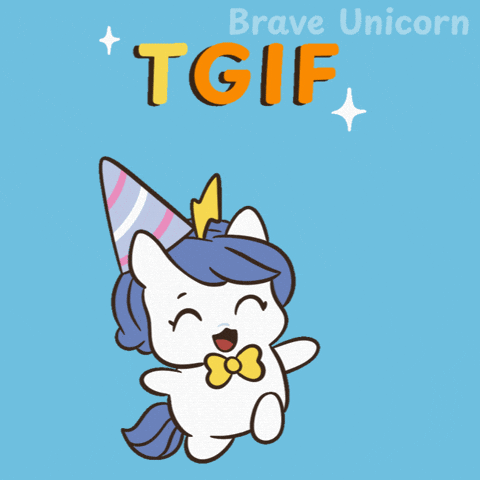 Its Friday GIF by Brave Unicorn