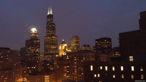 sears tower day GIF