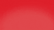 gif of Elmo on a red background. He walks in from the right, looks around, shrugs, then walks away to the left.