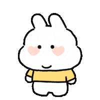 jjiinging 커플 뽀송 뽀송커플 뽀토 Sticker