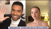 FOX5DC netflix smiling waving bridgerton GIF