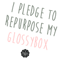 Pledge Repurpose Sticker by GLOSSYBOXUK
