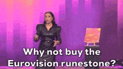 Petra Mede GIF by Eurovision Song Contest