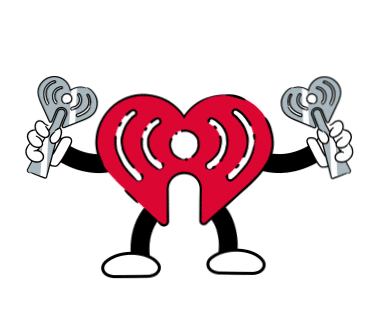 iheartradio music awards heart Sticker by iHeartRadio