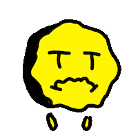 Sad Face Sticker