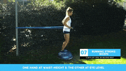 fitintennis resistance band upper body fitness coach female workout GIF