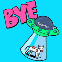 Good Bye Reaction GIF by Bitrix24
