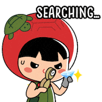 Look Searching Sticker by Ang Ku Kueh Girl and Friends