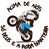 motorcycle lol Sticker