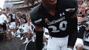 Cincinnati Football Sauce GIF by Cincinnati Bearcats
