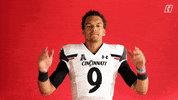 University Of Cincinnati Reaction GIF by Cincinnati Bearcats