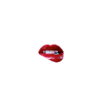 Lips Grin Sticker by Luca Mainini
