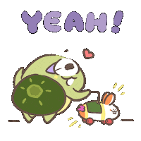 Rabbit Turtle Sticker