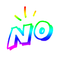 Noagency no rainbow colorful agency Sticker