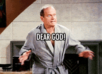 Shocked Kelsey Grammer GIF