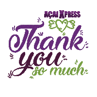 Acai Thank You Sticker by AcaiXpress