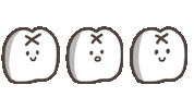 Tooth べこ Sticker