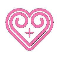 urbanspiritsapparel heart usa symbol pink heart Sticker