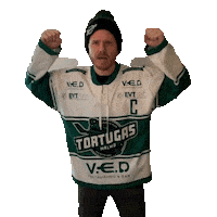 folketspuckhockeyklubb hockey hockey fan tortugas folkets puck hockeyklubb Sticker