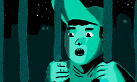 Shocked Behind Bars GIF by Francisco Negrello