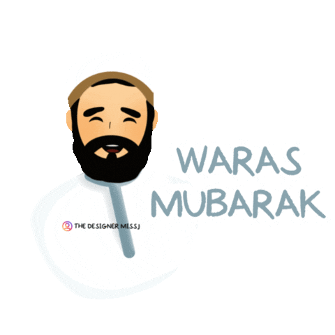 Mubarak Topi Sticker