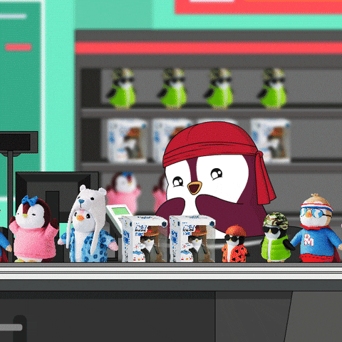 Shopping Gift GIF by Pudgy Penguins