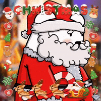 Merry Christmas Winter GIF by SuperRareBears