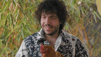 Benny Holds A Chicken