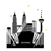 Skyline Klcc Sticker by Sephora Malaysia