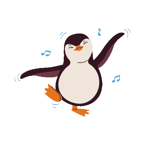 elistorycriativo danca pinguim elistorycriativo pinguim dançando leãzinho Sticker