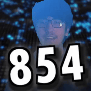 854