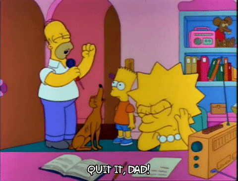 Embarrassed Season 3 GIF by The Simpsons