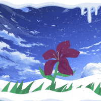 Violet Snowflake GIF