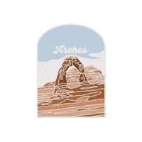 JunebugDesignsbydarian national park arches arches nationla park Sticker