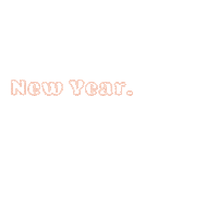 New Year Sticker by Beauty by Earth